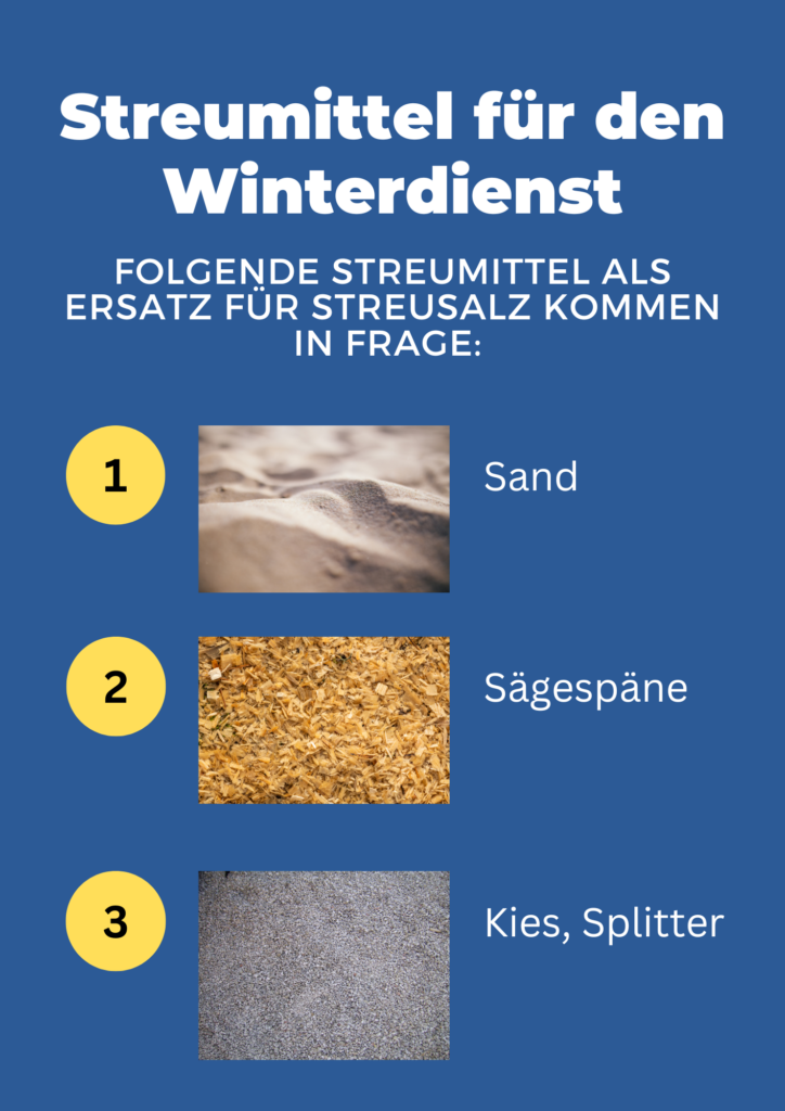 Winterdienst - Streusalz-Ersatz